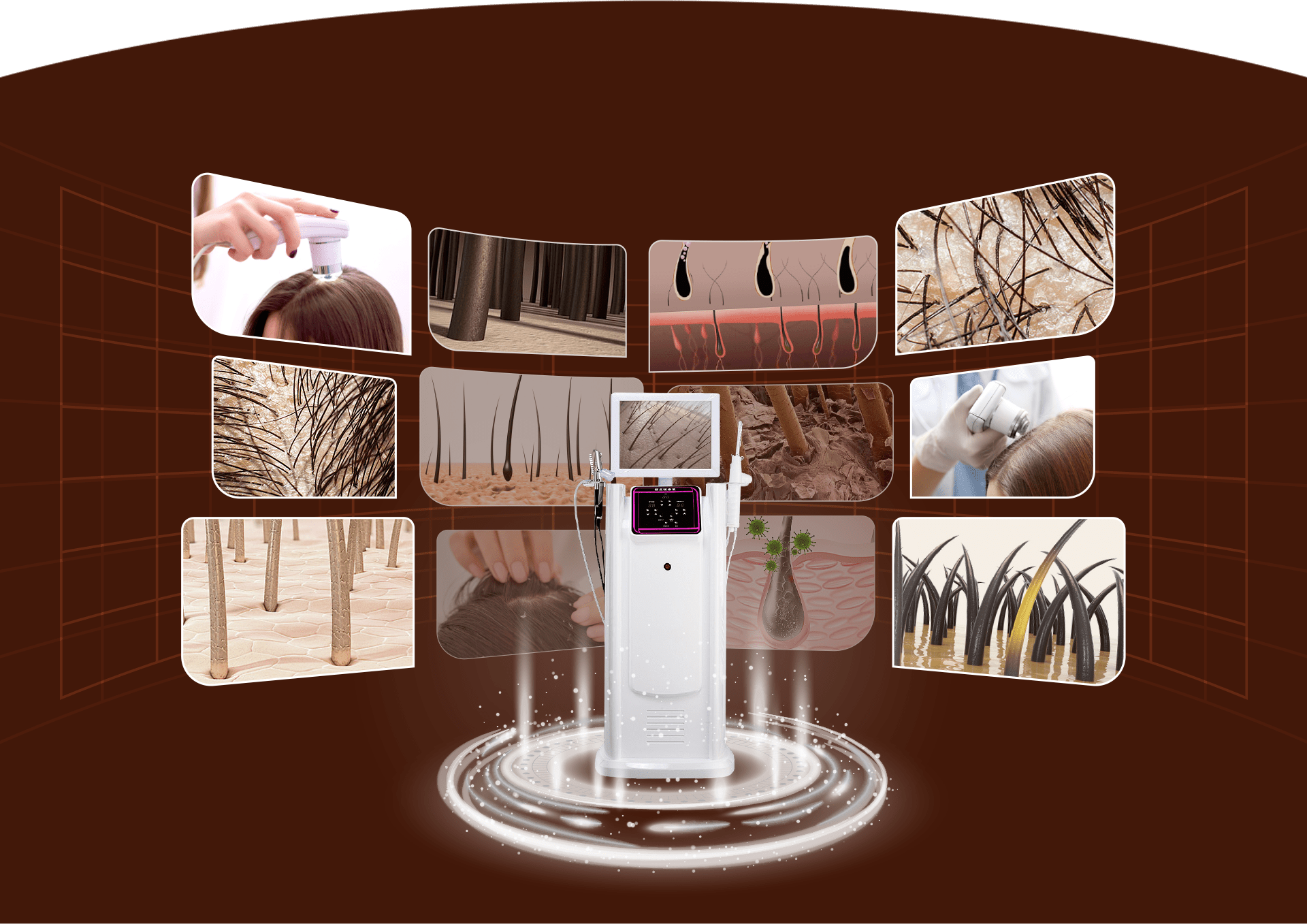 Máy kiểm tra nang tóc